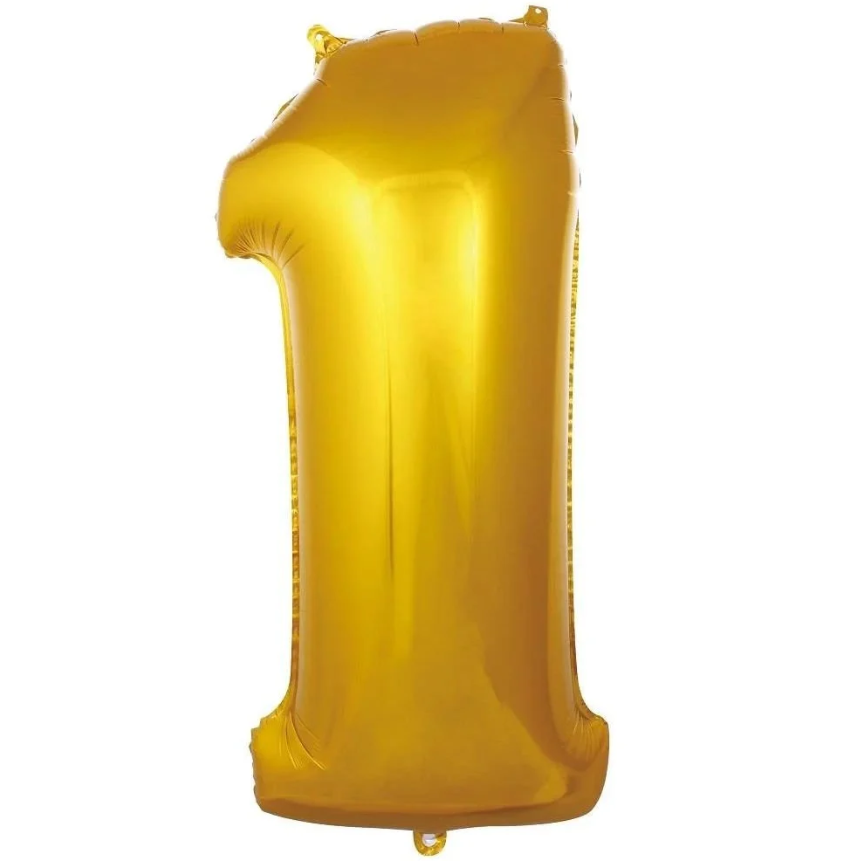 Folyo Balon Gold 1 40 İnç 100 Cm